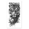 JELUNA Men's Realistic Wild Beast Tiger Arm Henna Tattoo Sticker 1 Pcs T-201