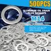 50PCS New Aluminum Oil Drain Plug Gaskets 9956-41-400 995641400 For Mazda 14x20x1.5mm M14 Oil Drain Plug Crush Washers