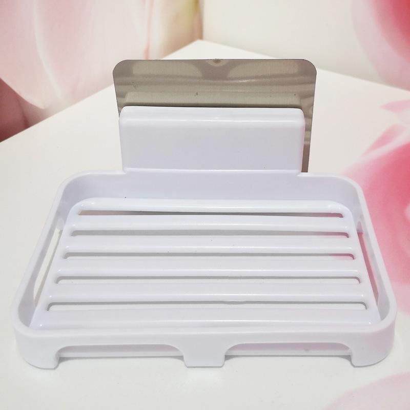 Nordic Style Punch-Free Bathroom Soap Rack - Strong Seamless Single-Layer Drain Soap Box