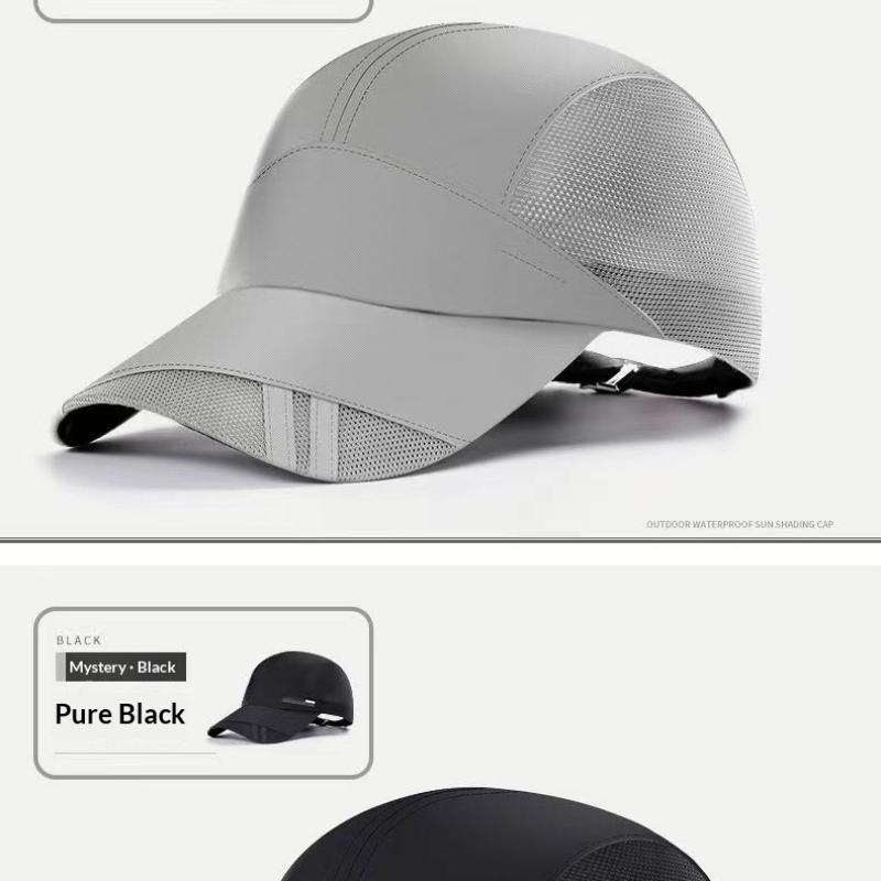 Unisex Baseball Cap For Outdoor Sports Summer Uv Protection Adjustable Quick Dry Braethable Tennis Hat Brim Hats