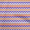 oneOone Cotton Flex Light Blue Fabric Chevron Craft Projects Decor Fabric Printed By The Yard 40 Inch