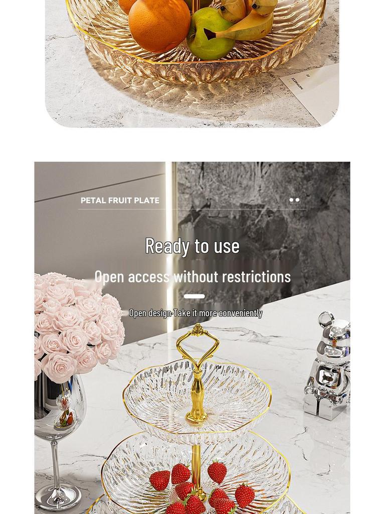 Elegant Multi-layer Fruit and Snack Bowl for Home or Hotel
