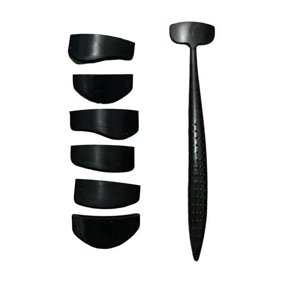 1 Set 6-in-1 Eyeshadow Crease Line Kit Portable Travel Eyeshadow Crease Stamp Women Cut Crease Creation