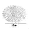 4 Pcs Spider Web Placemats Functional Mat for Halloween