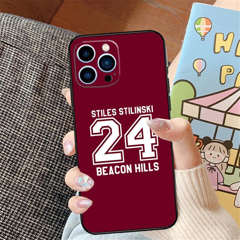 

Teen Wolf Beacon Hills Phone Case For iPhone 16 Pro Max 15 14 11 12 13 Pro Max Mini XR 16e 16 15 Plus Bumper Cover iPhone 11