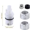 1set RP42096 Faucet Cartridge Repair Kit Stems Cartridge Stainless Springs Rubber Seats Lug Nuts For Peerless Faucet