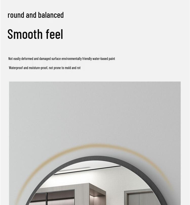 Wall-Mounted Full-Body Dressing Mirror for Girls' Bedroom - No Drilling Required, Insta-Worthy Fitting Mirror