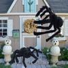 DIY Ornament Horror Giant Spider Black Plush Spider Artificial Spider Haunted House Decor