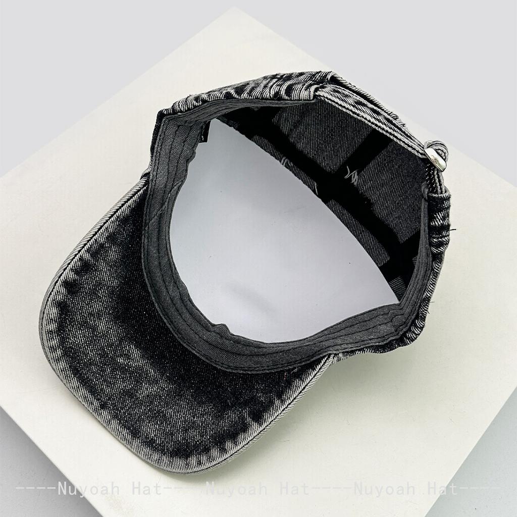 And Women Personalized Embroidered Wing Double-Edged Blade Baseball Caps Sun Protection Distressed All-Match Street Style Peaked Hats Fashion