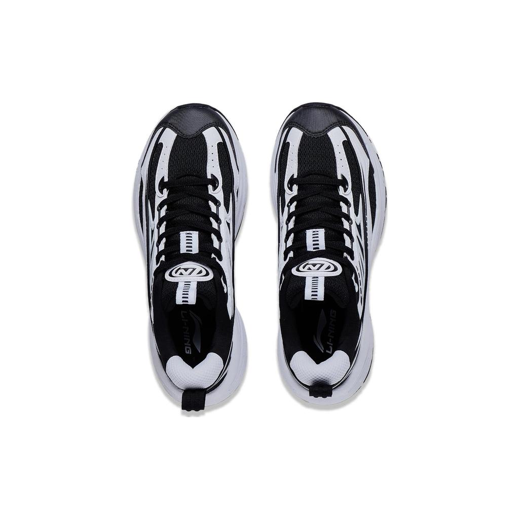 Li Ning Comet Wear resistant And Lightweight Low top Casual Shoes Women's White Black AGCT236-1