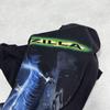 [USED] Vintage 90s Godzilla Short Sleeve Shirt, Anime Movie, Black, Size 3