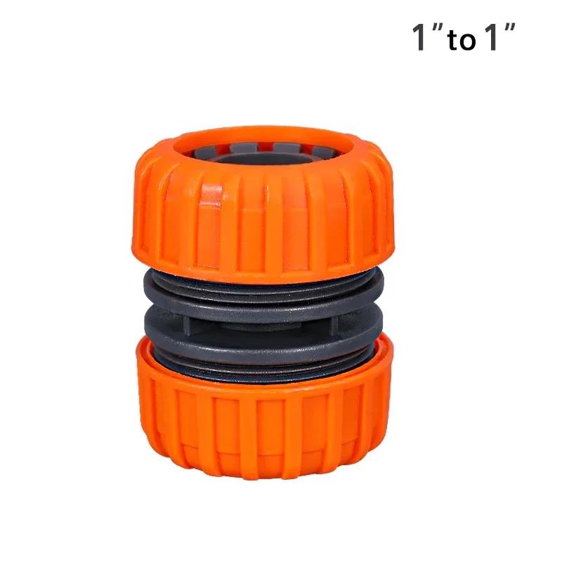 Langlebiges Kunststoff Gartenschlauch-Verbinder-Set mit Schnellkupplung/Schnellverschluss - Doppel-Außengewinde-Kupplungsstück-Adapter für 1/2, 3/4 und 1 Zoll Schläuche