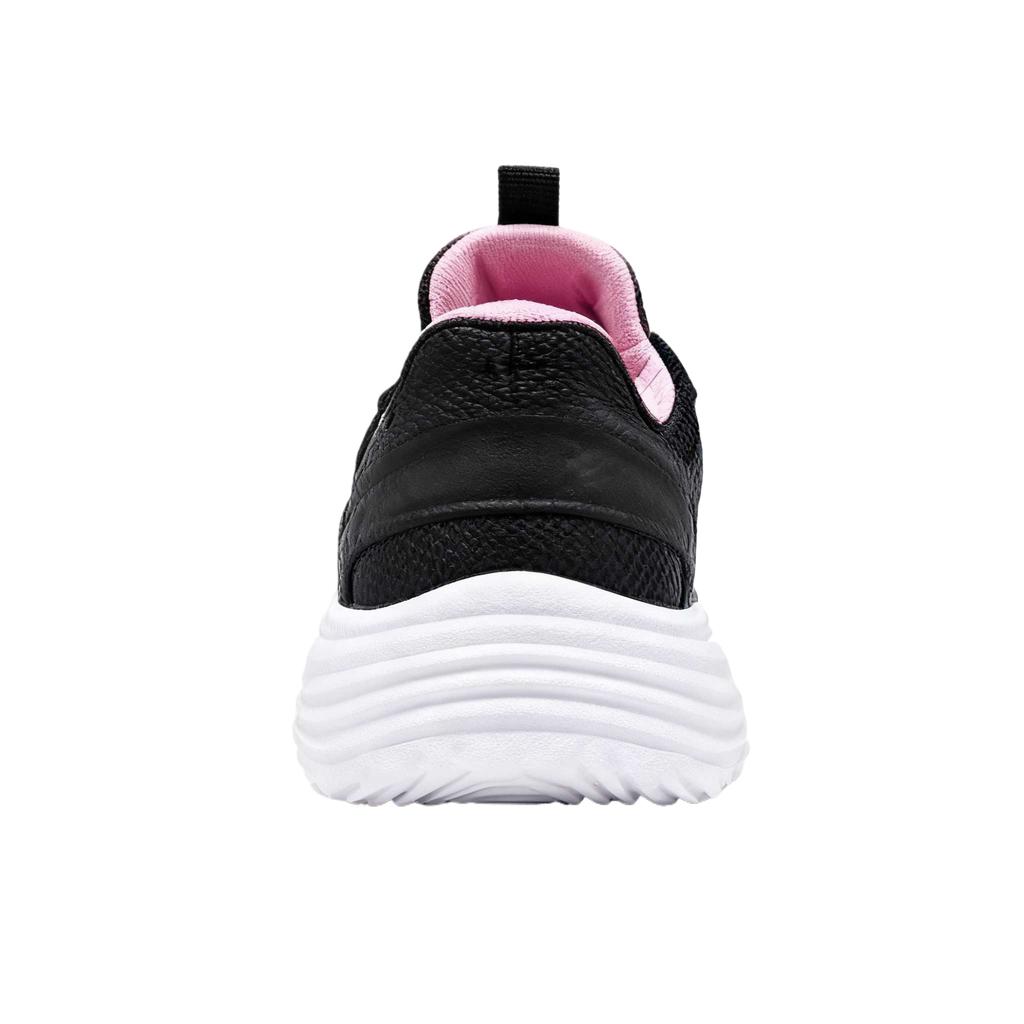 Skechers Slip-Ons Leather Fashion Versatile Shock-Absorbing Breathable Low-Top Outdoor Shoes Kids sneakers 303690L-BLK