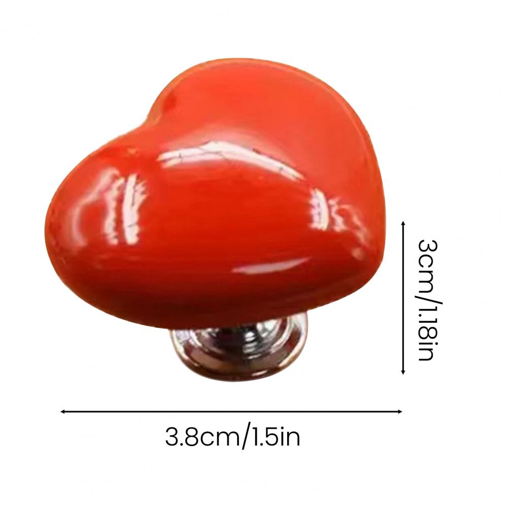 Toilet Button Heart-shaped Toilet Flush Button Replacement Set Easy Installation Reusable Clean Hygienic Toilet Press Buttons