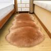 Tappeti Morbidi Irregolari per Camera da Letto Tappetini da Pavimento Peluche Tappeti in Lana Sintetica Soggiorno Salotto Soffice Tappeto da Comodino Cuscino per Divano