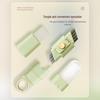 Four-in-One Kitchen Cleaning Tool: Multifunctional Brush, Stove Shovel, Steel Wire Crevice Brush, and Pot Lid Faucet Cleaner.