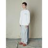 Saendeusaundeu Ybor Graphic Over Fit Long Sleeve Tshirt Ivory