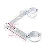 28mm-41mm Fork Chrome Headlight Mount Bracket Motorcycle Headlamp Holder Adapter