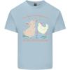 A Girl Who Loves Goats Chickens Farmer Unisexs Light Cotton TShirt