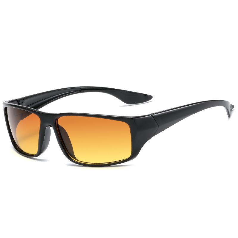 Yusha Nachtsicht-Outdoor-Sport-Sonnenbrille: Reitbrille mit gelben Gläsern