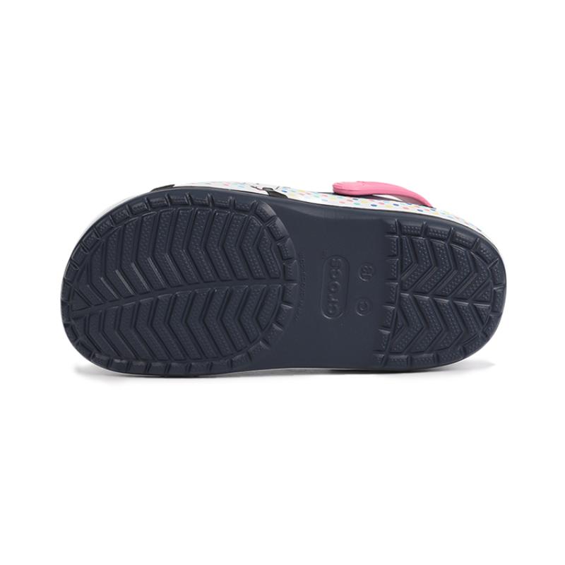Crocs Fun Academy Minnie Mouse Pattern Little Crocs Beach Hole Shoes Dark Blue Kids' Style