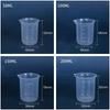 30pcs 50ml/100ml/150ml/200ml Clear Plastic Graduated Measuring Cups Mixing Cups for Resin Epoxy Paint