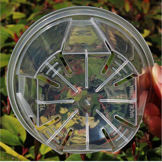 Breathable Flowerpot Transparent PP Blueberry Planter Pot for Phalaenopsis Hydroponics Hot Plants Self-Watering Aerating Plant Pot for Home Garden