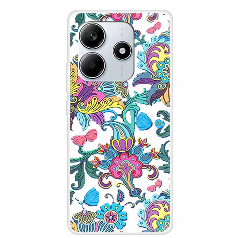For Redmi Note 14 5G 2025 Phone Case Clear Transparent Edge TPU Silicone Soft Back Cover Case For Redmi Note 14 Case Coque Funda