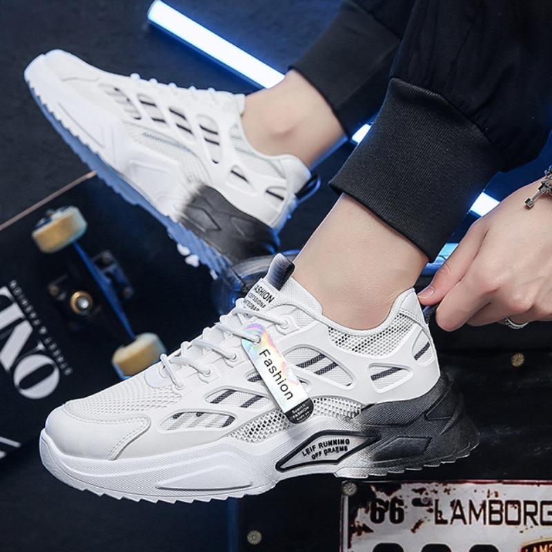 Μόδα Καλοκαίρι Νέα Ανδρικά Αθλητικά Παπούτσια με Αερόσολα Ελαφριά Αναπνέοντα Αντιοσμητικά Αθλητικά Παπούτσια για Τρέξιμο Παπούτσια για Περίπατο Zapatillas