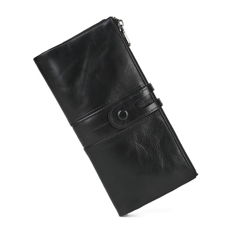

Women s Genuine Leather Zipper Wallet