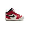 Air Jordan 1 Scarpina da Culla Chicago Lost & Found Sneakers per Neonato Rosso Varsity-Rosso Nero AT3745-612