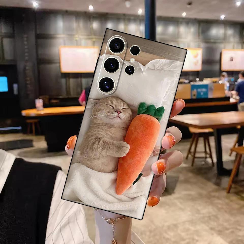 Pouzdro Pro Samsung S25 Ultra Umělecký Styl Plné Krytí Kryty Fundas Pro Samsung Galaxy S25 Ultra S25ultra Pouzdra Z Tekutého Silikonu