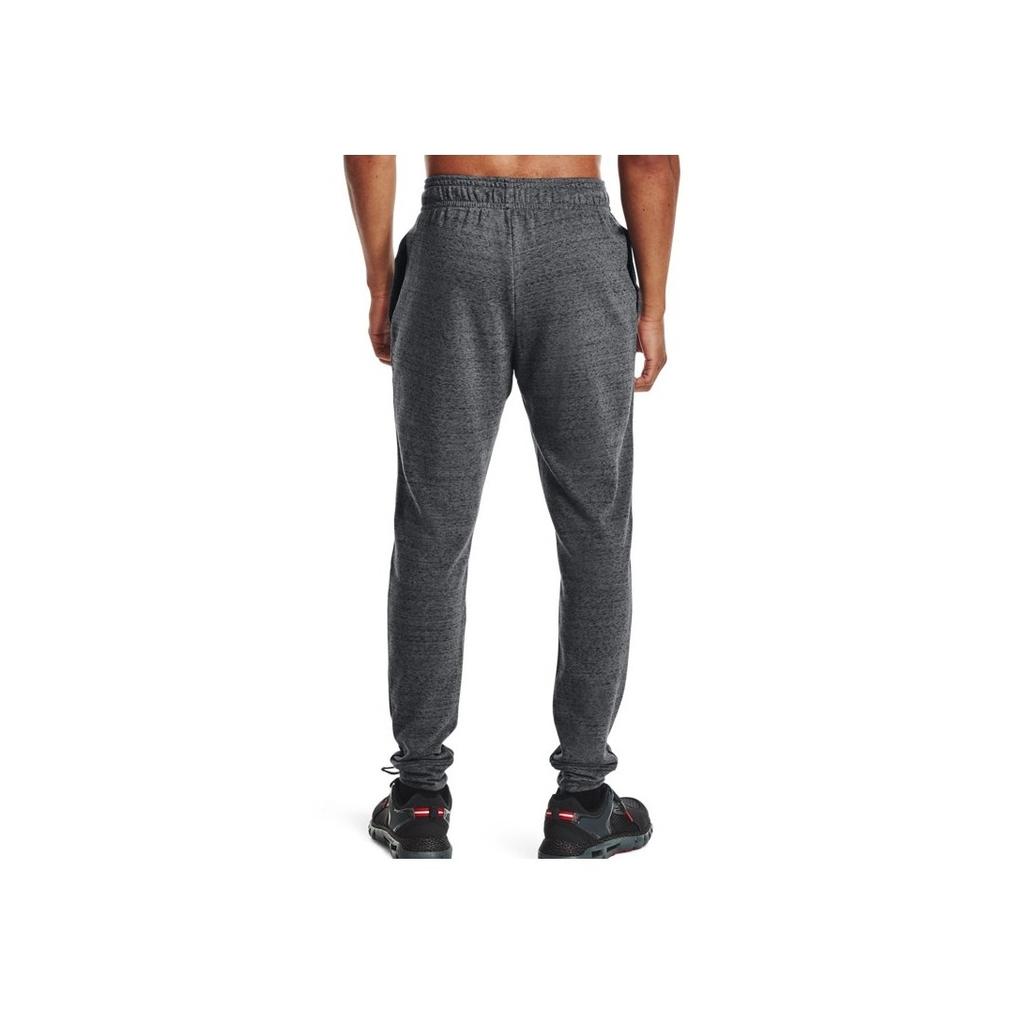 Under Armour Terry Casual Training Slim Fit Knit Joggers Men Bottoms Gray 1361642-012