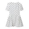 Autumn European and American Women's Clothing Polka Dot Printing Short-sleeved Dress