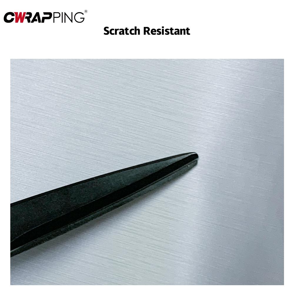 Car Stickers Silver Brushed Vinyl Wrap Film Body Color Change Car Interior Modification Sticker for Motorcycle Car Accessories