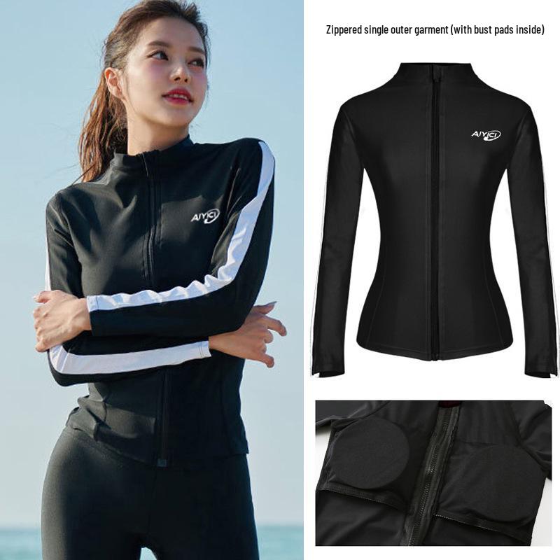 Kurtka z długim rękawem chroniąca przed słońcem dla 24-letniej pary: Pływanie, Nurkowanie, Surfing Luźny Kombinezon Meduza