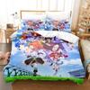 3D Kawii Girls Uma Musume Pretty Derby Bedding Set Single Twin Full Queen King Size Bed Set Adult Kid Bedroom Duvetcover Sets