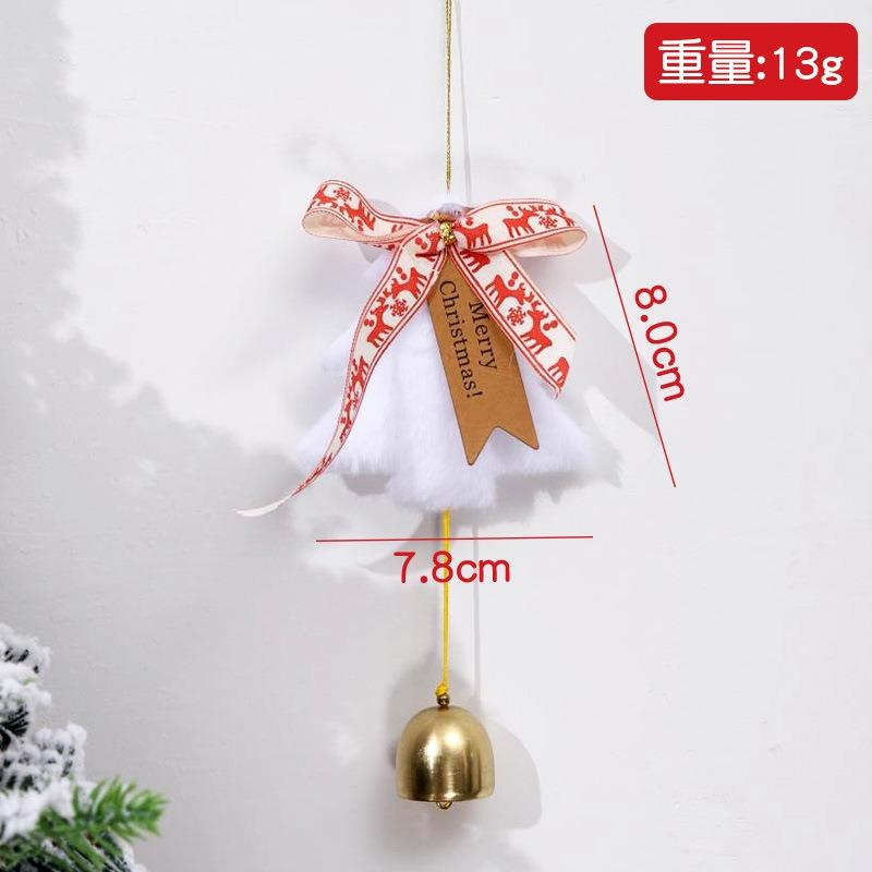 Red Christmas Tree Hanging Ornaments Hanging Bells Christmas Decorations Hanging Ornaments Christmas Car Hanging Couples Gifts