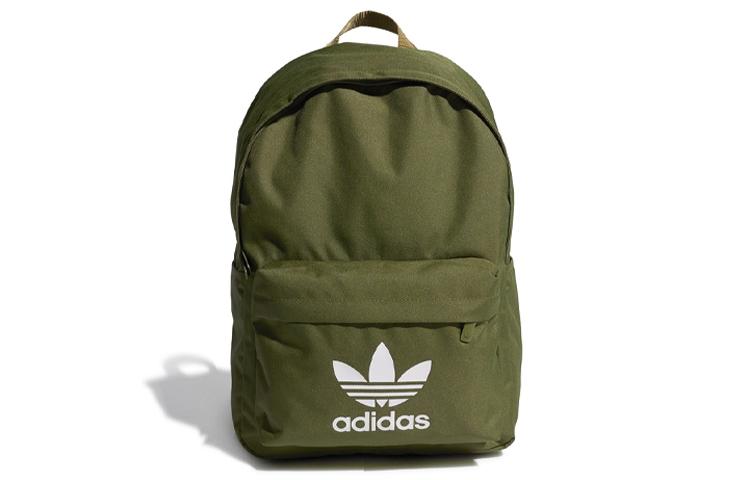 Adidas Originals Trefoil Polyester Backpack Regular Unisex Green GN5471