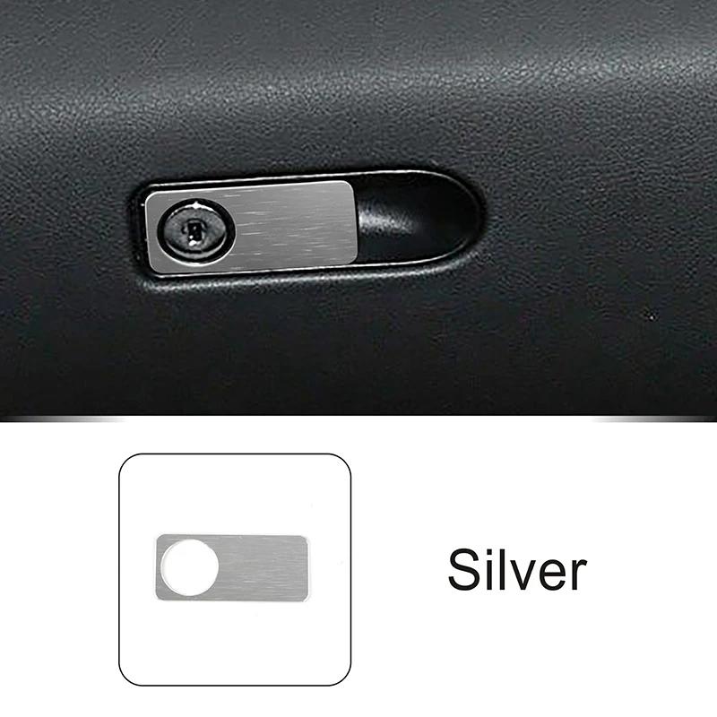 Aluminium Alloy Car Copilot Glove Box Switch Panel Cover Sequ For Mercedes Benz GLK GLS C E Class Interior Accessories Decals