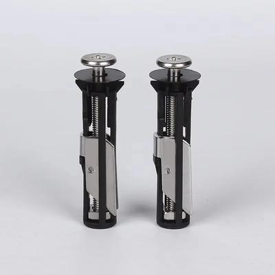 2PCS Heavy Duty Toilet Seat Fastener Bolt Kit Stainless Steel Tank Toilet Bolt Hinge Screw Retractable Toilet Cover Bolt Kit