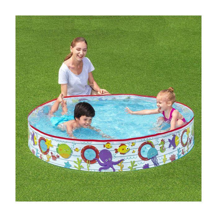 Bestway Rigid PVC Children's Pool Fish 152x25 Cm +2 Years Garden 55029