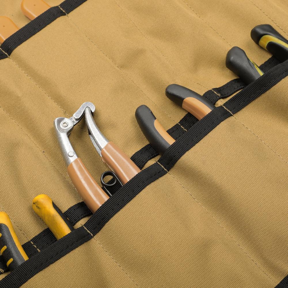 Werkzeugsatz, verdickt und verschleißfest, wasserdicht, Aufbewahrungstasche, Hängewerkzeugtasche, Hängewickeltasche, Rolltasche