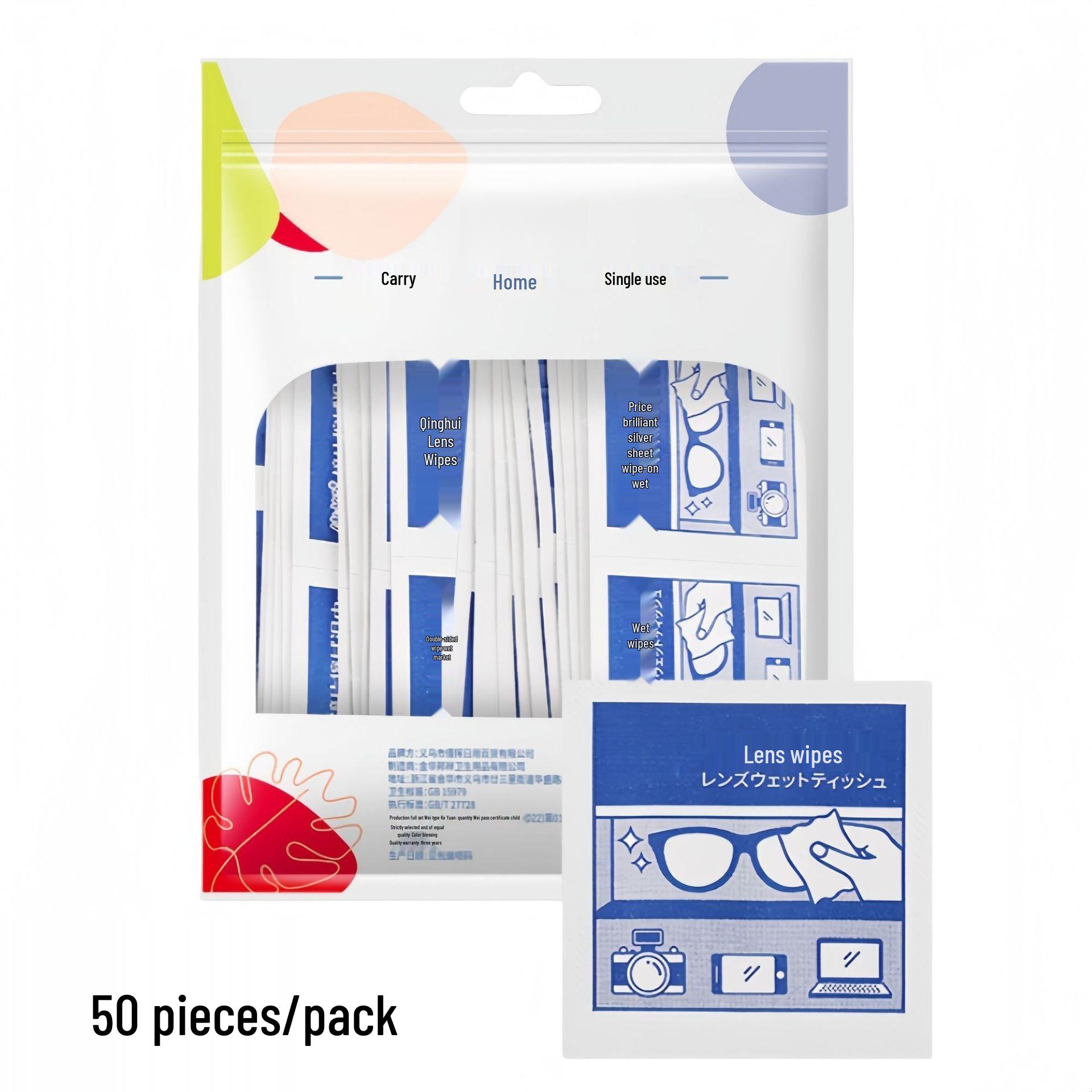 

Portable Quick-Dry Anti-Fog Lens & Screen Cleaning Wipes