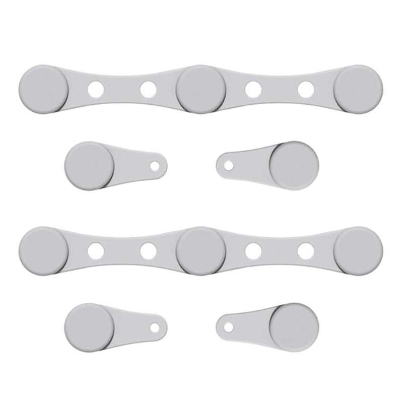 

2 Set Air Fryers Silicone Magnetic Buckle for Securing Paper and Preventing Burns in High Temperature Environments серый