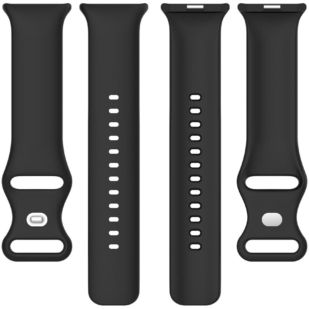 For vivo Watch GT 2/iQOO Watch GT 2 Silicone Watch Band Butterfly Clasp Steel Buckle Strap