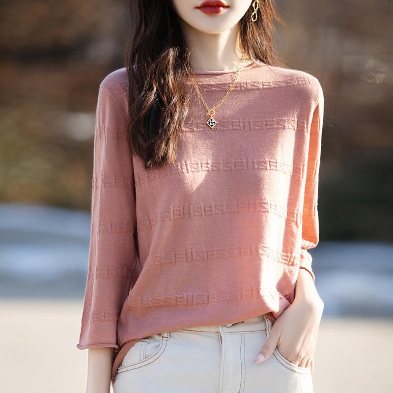 Women's Knit Loose Inner Pullover Tide Top