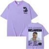 Rapper Delaossa Album Graphic T-shirts for Men Fashion Gothic Retro Short Sleeve Unisex Casual 100% Cotton T-shirt