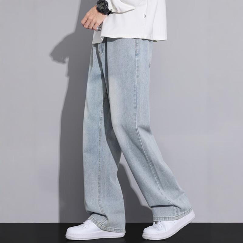 Jeanswest Men's Relaxed Straight Leg Casual Jeans