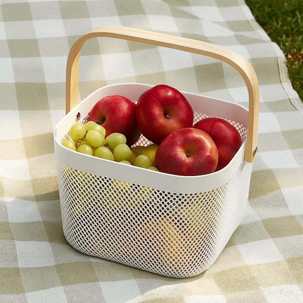 Large Capacity Home Storage Basket Plastic Towel Storage Basket  Kitchen